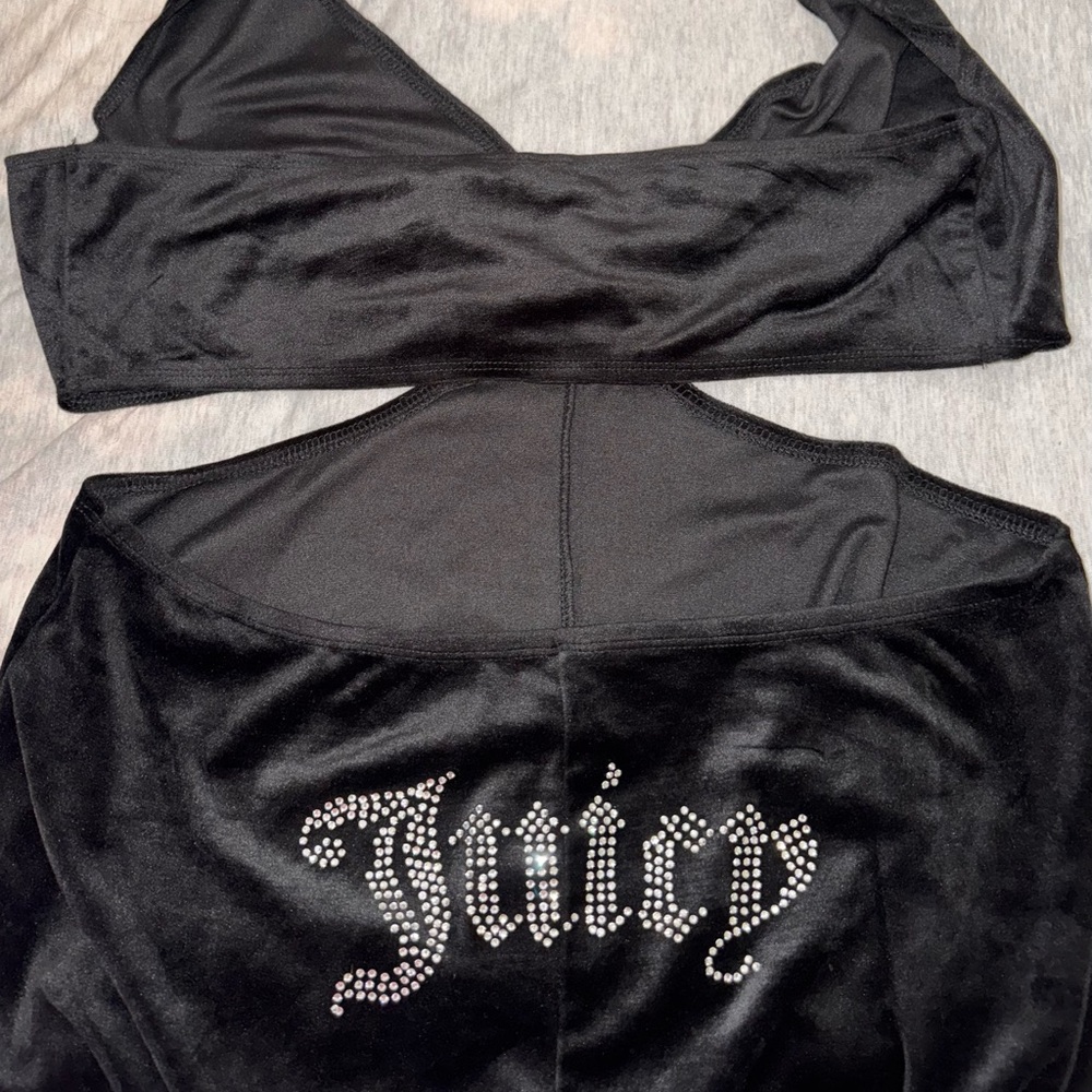 Juicy Couture Black Flare Pants - Picture 4 of 5